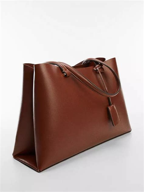 Mango Shopper bag with dual compartment .